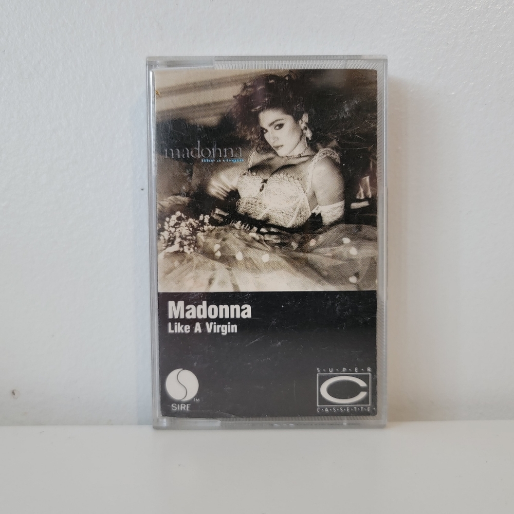 Madonna 'Like a Virgin' vintage cassette tape